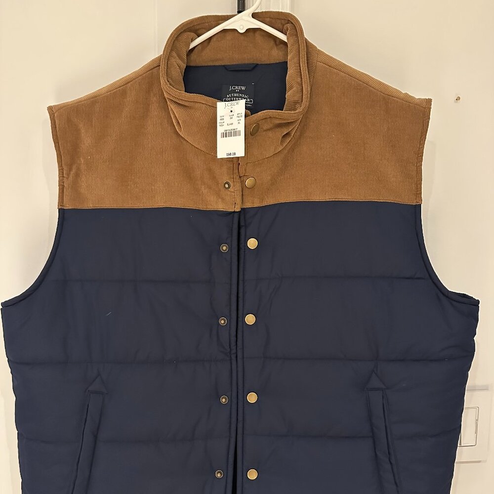 Men's JCrew puffer vest